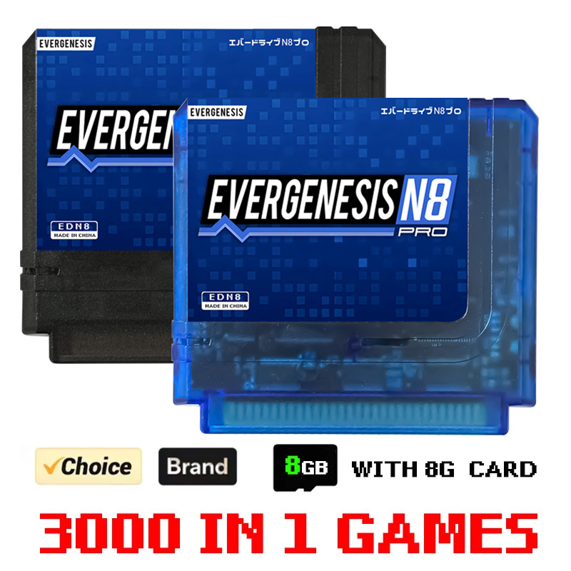 Retro Gaming Room - 3000 in 1ゲームカード ED N8 Proゲームカートリッジ