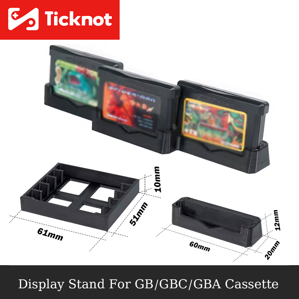 Game Boy Cartridge Holder - 3D プリントゲーム収納スタンドブラケットカートリッジホルダーゲームカードディスプレイスタンドゲームボーイ/ゲームボーイアドバンス/GBC カセット