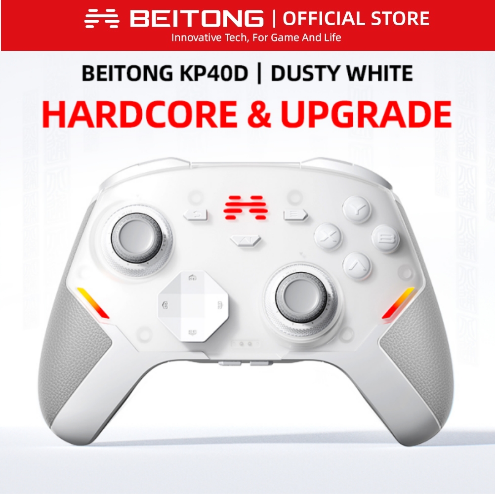 Nes Controller Usb - BEITONG KP40D エリートゲーミングコントローラー ホール/マイクロ振動トリガーゲームパッド フォース調整可能 TMRジョイスティック