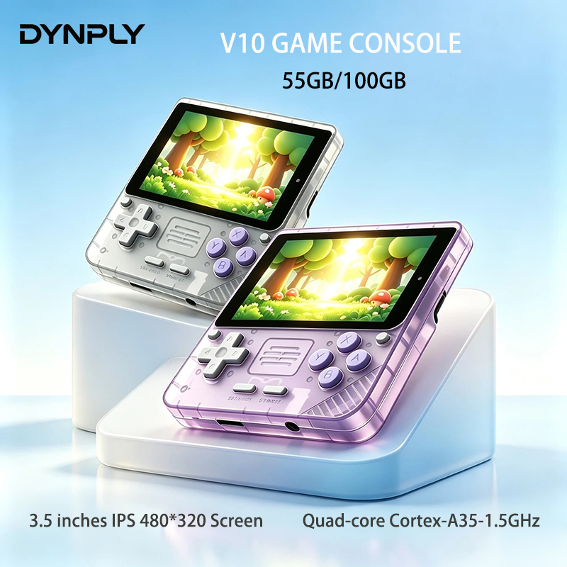 Retro Gaming Linux - POWKIDDY V10 3.5 インチ IPS Oca