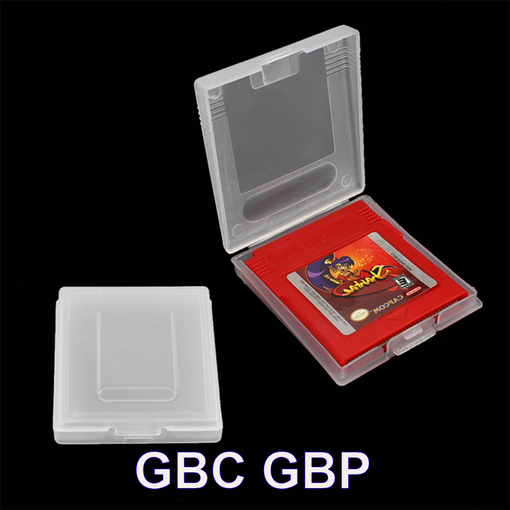 Game Boy Cartridge Holder - 10個の透明なプラスチックゲームカートリッジ,収納ボックス,保護ケース,交換用ケース,Switchゲーム用,男の子用,gbc用