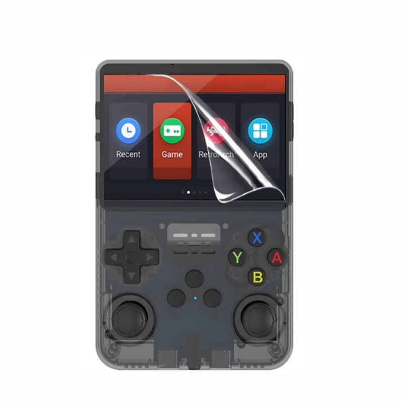 Retro Gaming Room - 3 個 TPU ソフトフィルムスクリーンプロテクター保護カバー R36S/R36H/R36 プロレトロハンドヘルドゲームコンソール保護アクセサリー