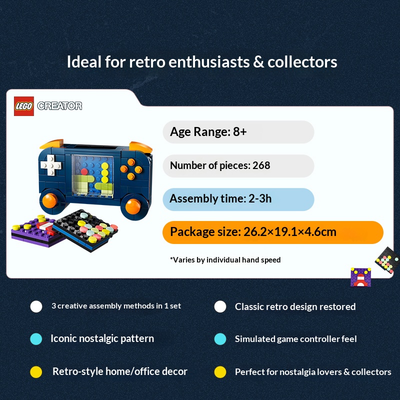 レゴ クリエイター 3in1 ビルディングブロック LG-3 - Retro Gaming Room のレビューと価格
