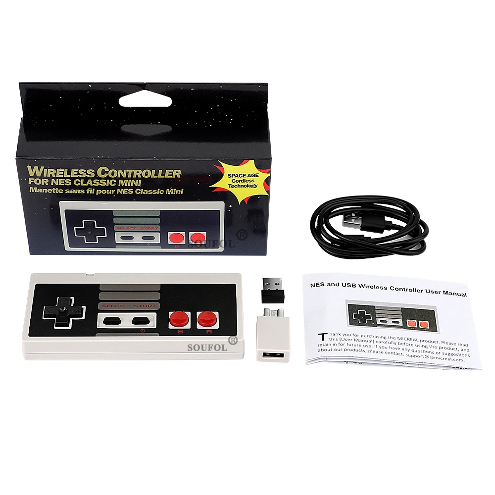 2.4 GHz ワイヤレス USB コントローラゲームパッド - Nes Controller Usb のレビューと価格
