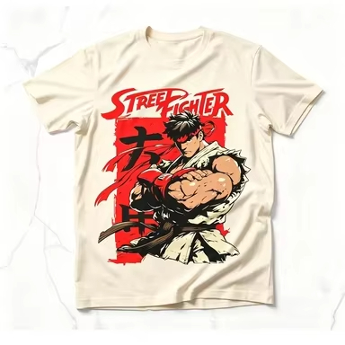 メンズ Tシャツ ストリートファイター リュウ レトロ ゲー - Retro Gaming Shops のレビューと価格
