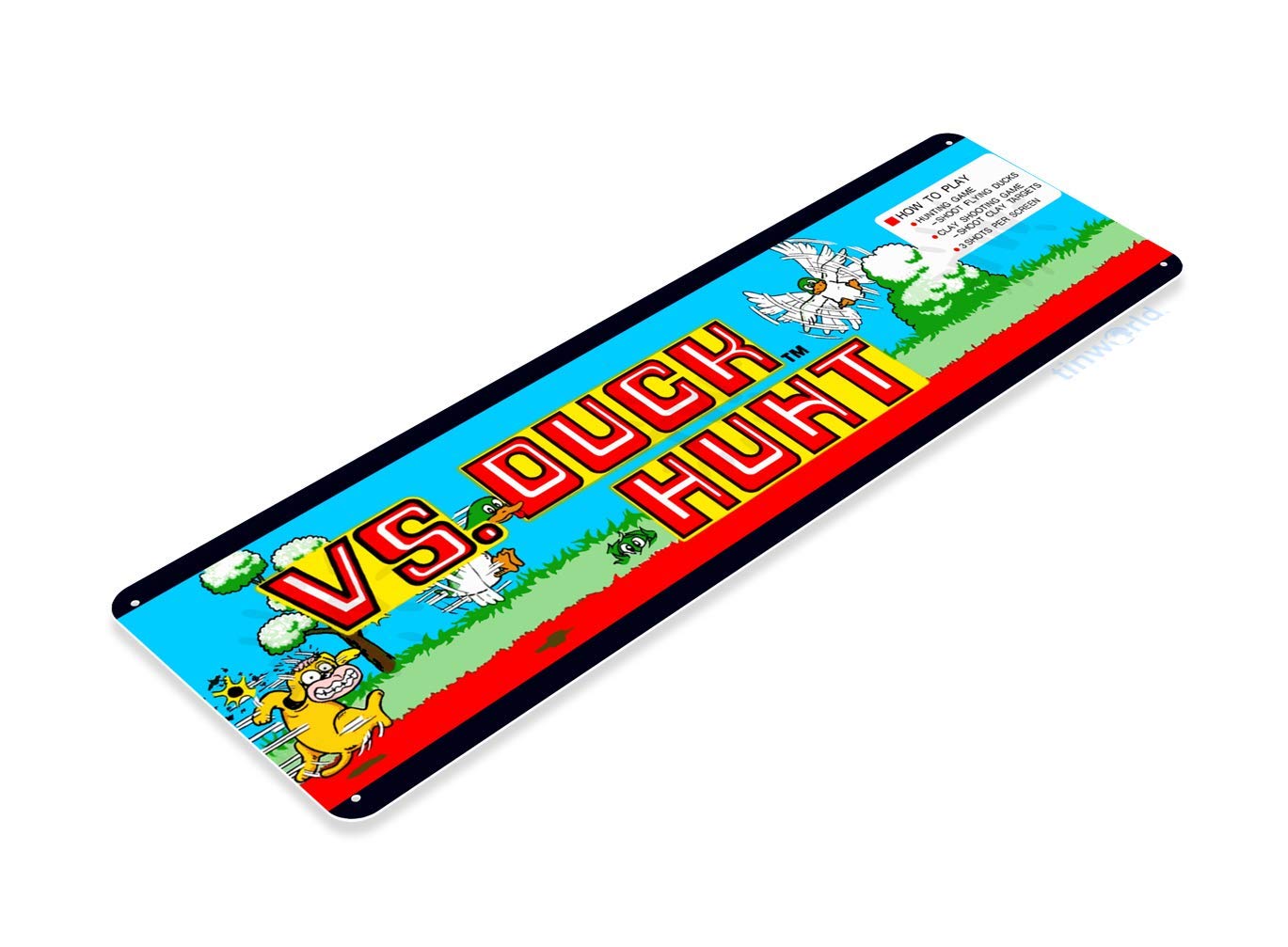 古典的なゲームコンソールのブリキの看板,ダックハント,マーキ - Retro Gaming Shops のレビューと価格