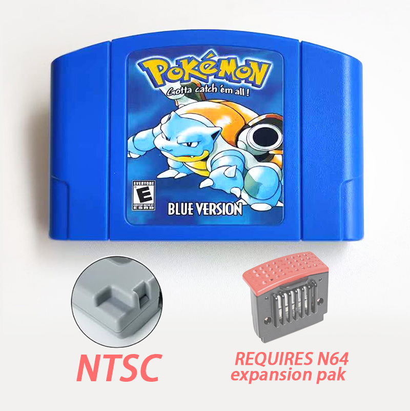 アメリカ版 NTSC 英語版 ポケモン ブルー N64 レト - Retro Gaming Room のレビューと価格