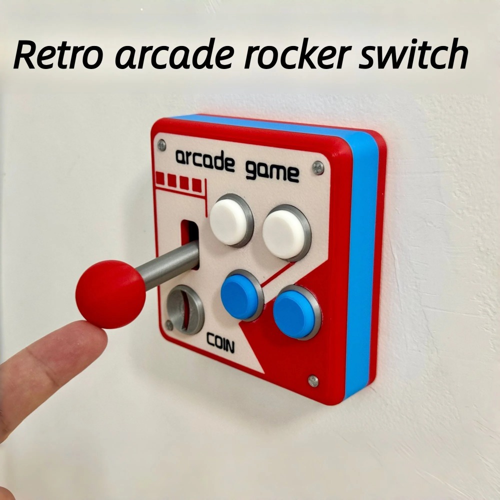 レトロアーケードジョイスティックスイッチプレートカバー、パン - Retro Gaming Room のレビューと価格