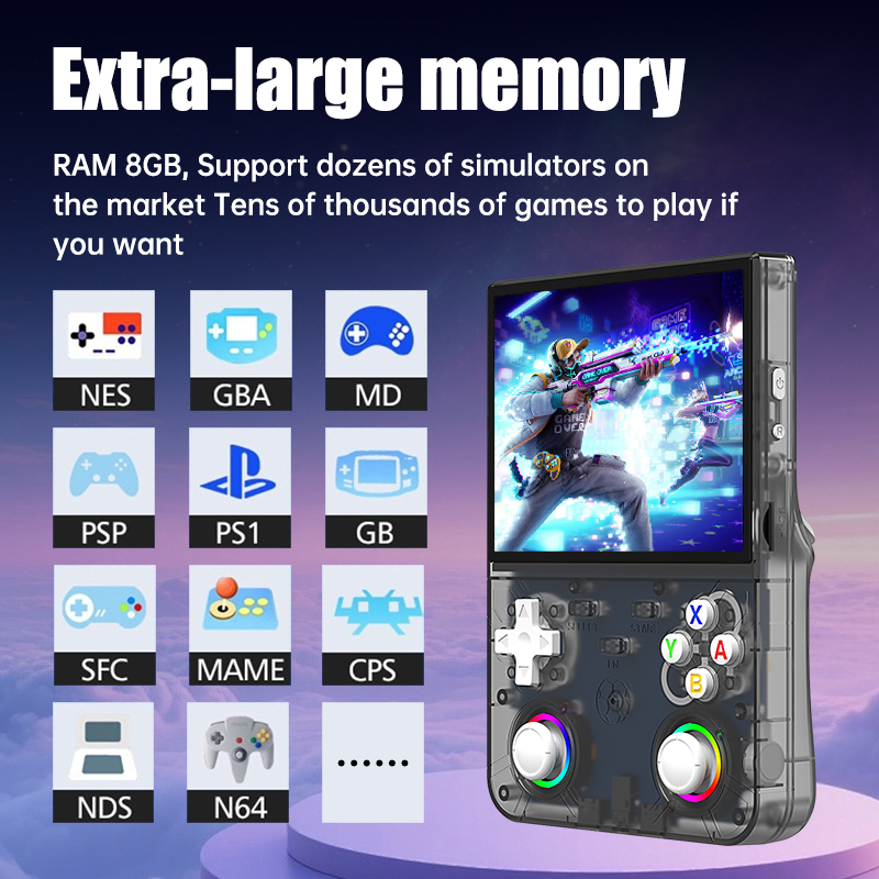 R36 Ultra X レトロハンドヘルドビデオゲームコンソ - Retro Gaming Linux のレビューと価格