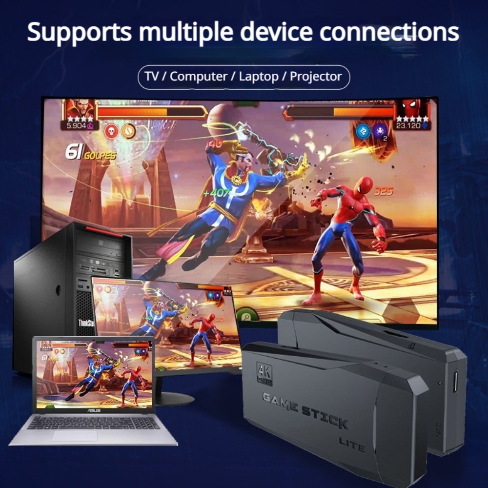 ポータブル4Kレトロゲームスティックコンソール、ワイヤレスコ - Retro Gaming Mister のレビューと価格