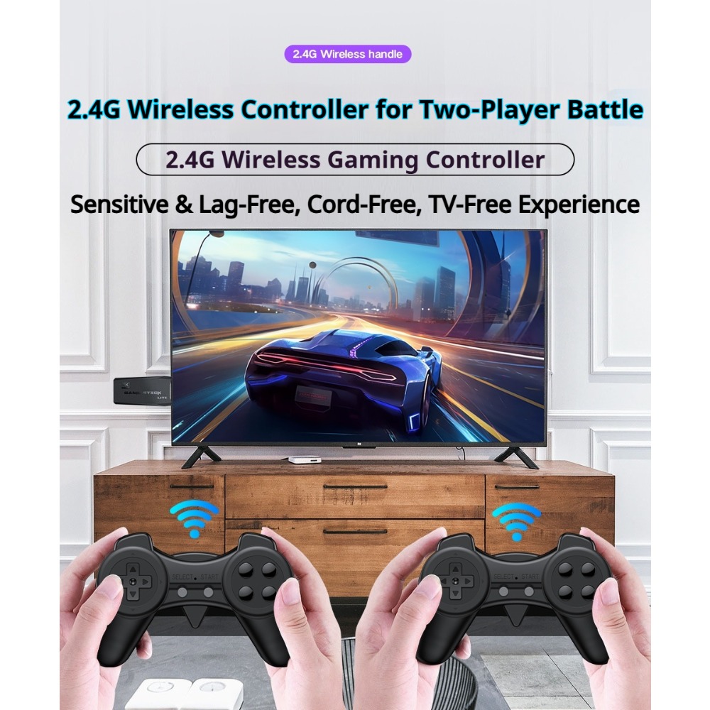 ポータブル4Kレトロゲームスティックコンソール、ワイヤレスコ - Retro Gaming Mister のレビューと価格