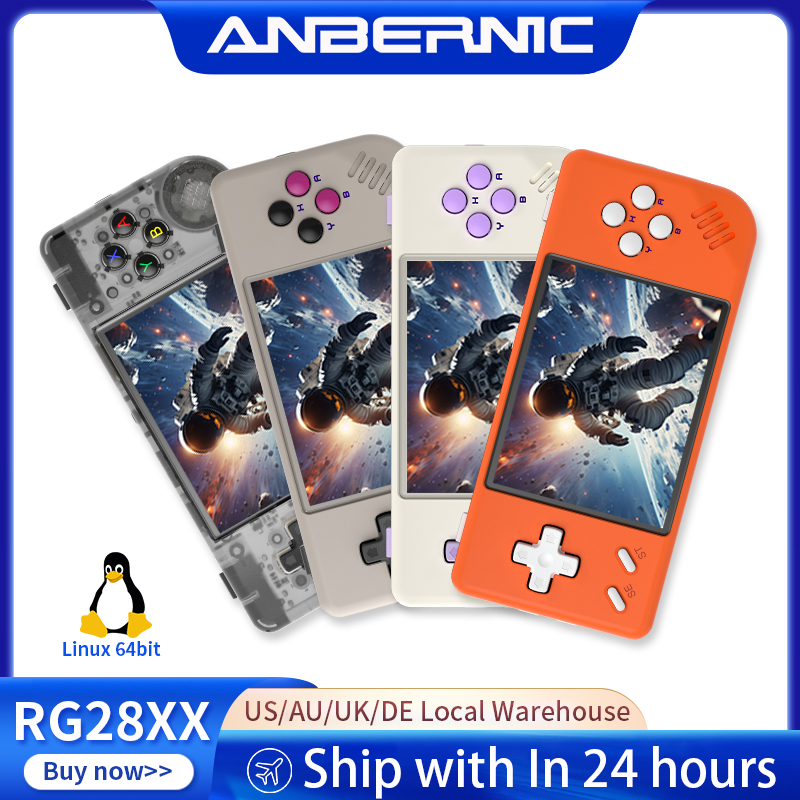 ANBERNIC RG28XX レトロハンドヘルドゲーム機  - Retro Gaming Linux のレビューと価格