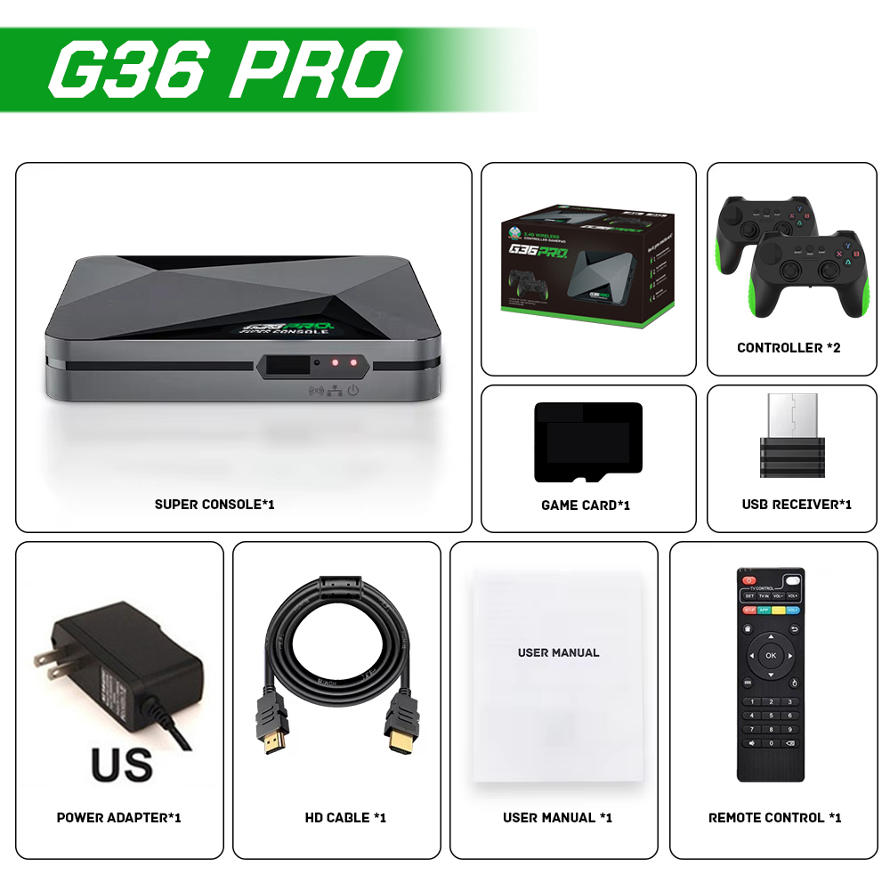 2026年新型G36 Proゲーム機、128GB、65000 - Retro Gaming Mister のレビューと価格