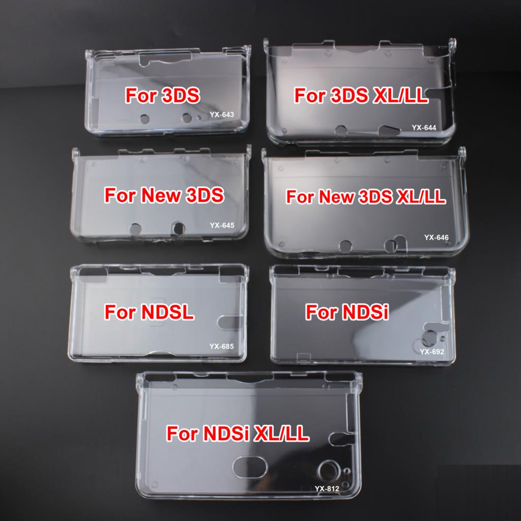 8 モデル 1pc プラスチッククリアクリスタル保護ハードシ - Game Boy Cartridge Holder のレビューと価格