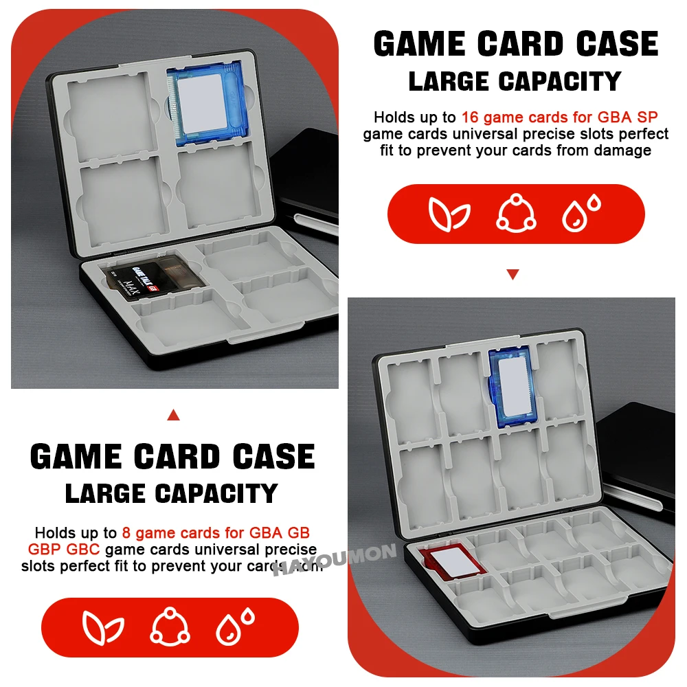 8-in-1 磁気ゲームカートリッジ収納ケース GB/GBC - Game Boy Cartridge Holder のレビューと価格