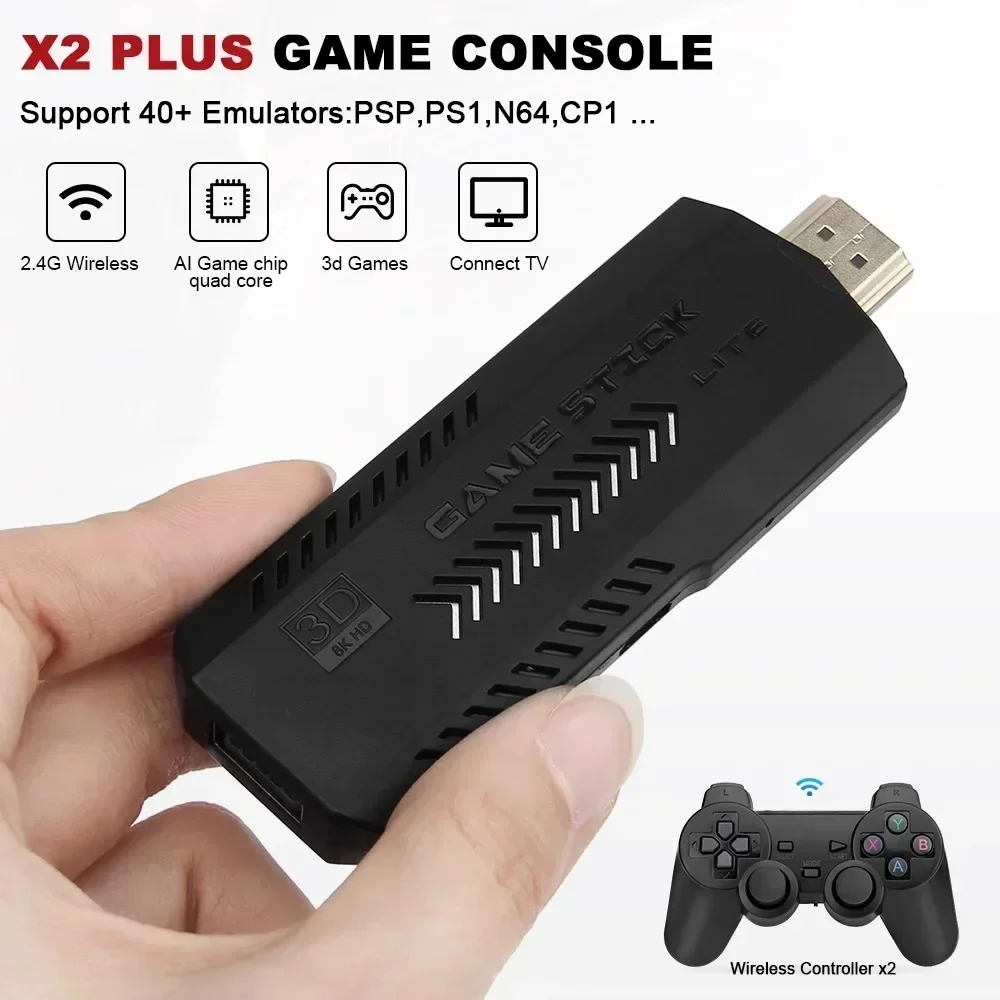 X2Plus レトロ4K 3D HDゲームスティック テレビ - Retro Gaming Mister のレビューと価格