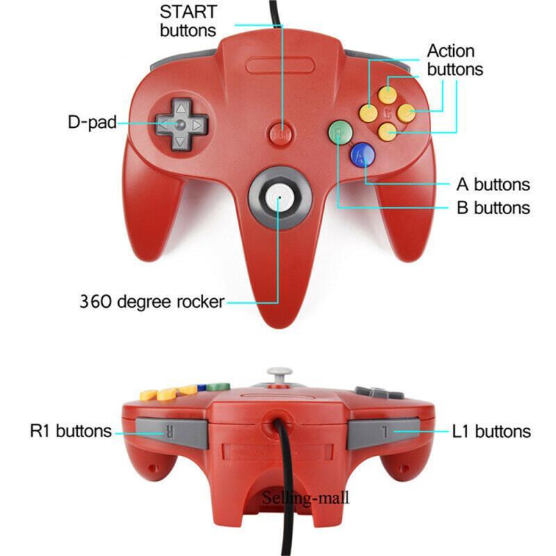 N64 コントローラクラシック USB 有線リモートゲームパ - Nes Controller Usb のレビューと価格