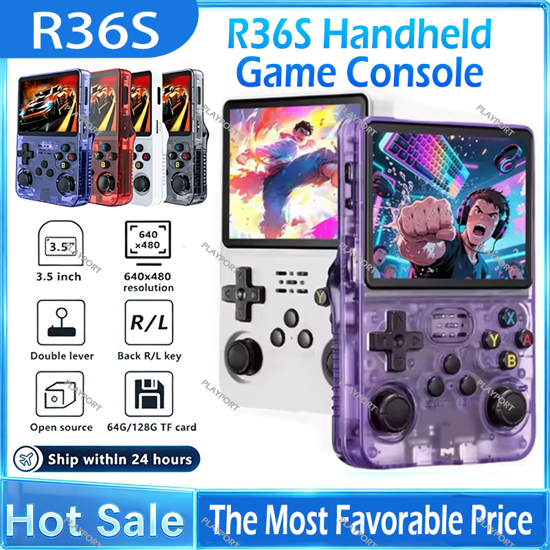 レトロハンドヘルドゲーム機 R36S 3.5インチ画面 ポー - Retro Gaming Mister のレビューと価格