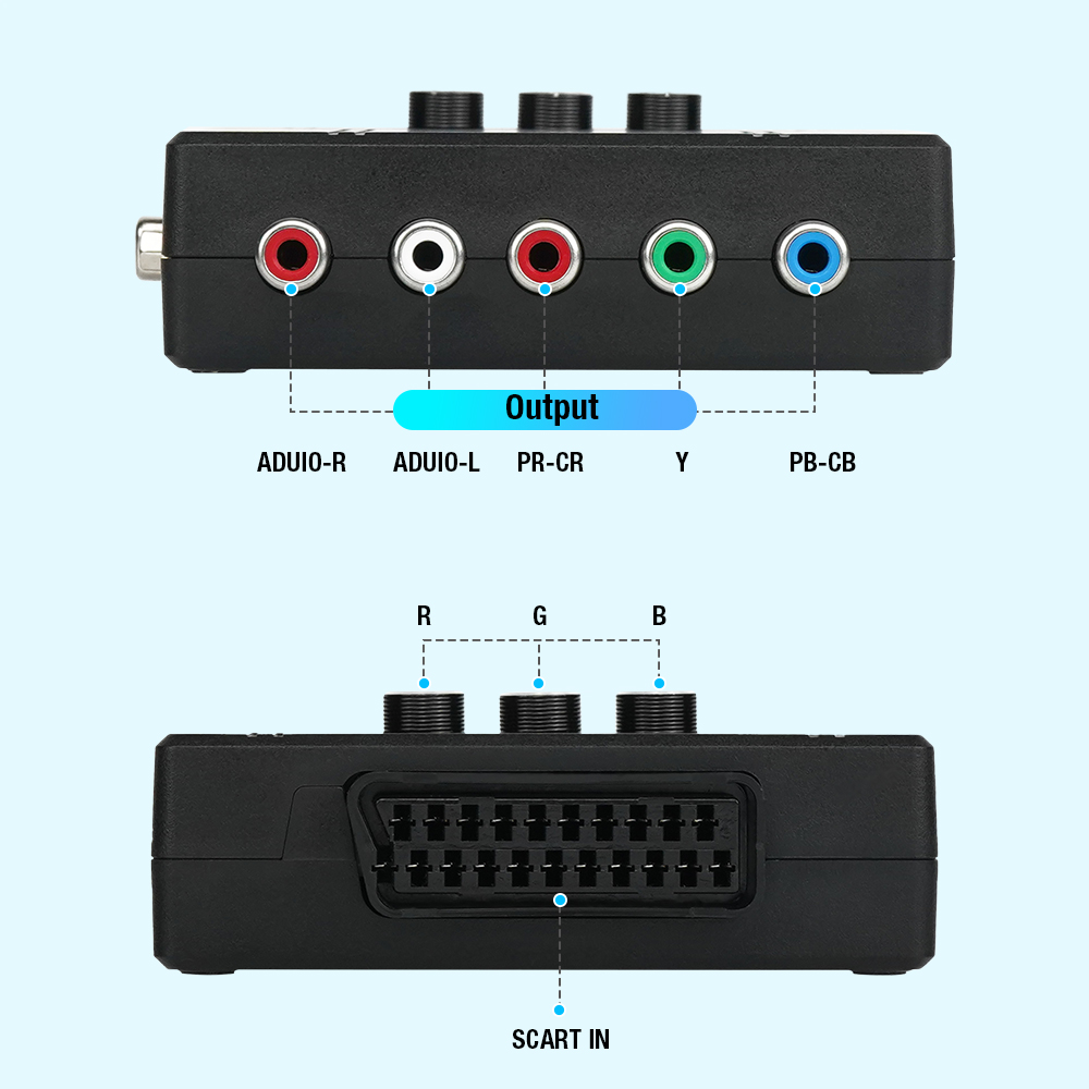 RGBS VGA - YPBPRコンポーネントコンバーター  - Retro Gaming Room のレビューと価格